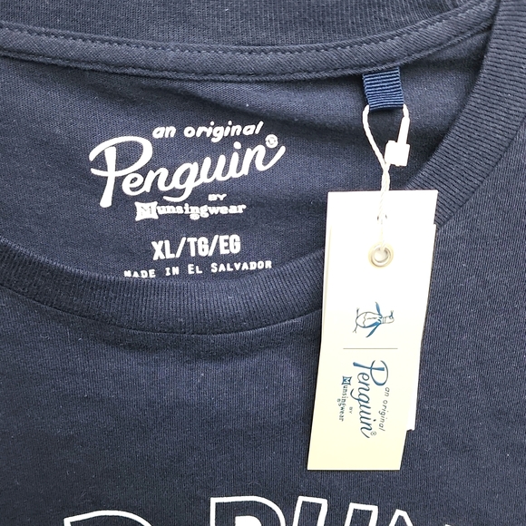 ORIGINAL PENGUIN DARK NAVY T-SHIRT - Picture 2 of 6